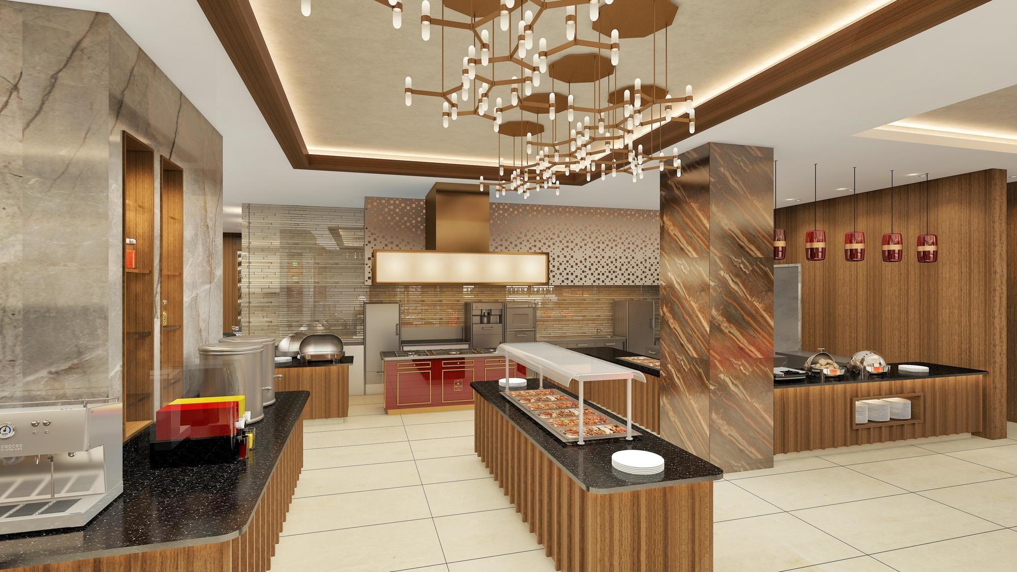מלון Doubletree By Hilton סקופיה מראה חיצוני תמונה The interior of the restaurant